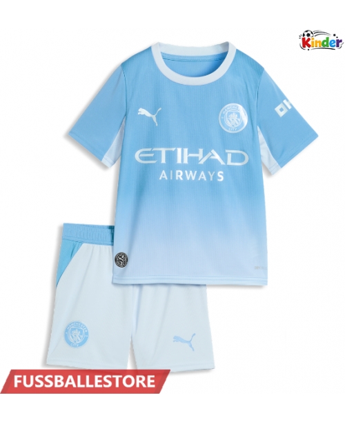 Günstige Manchester City Phil Foden #47 Heimtrikotsatz Kinder 2026-27 Kurzarm (+ Kurze Hosen)